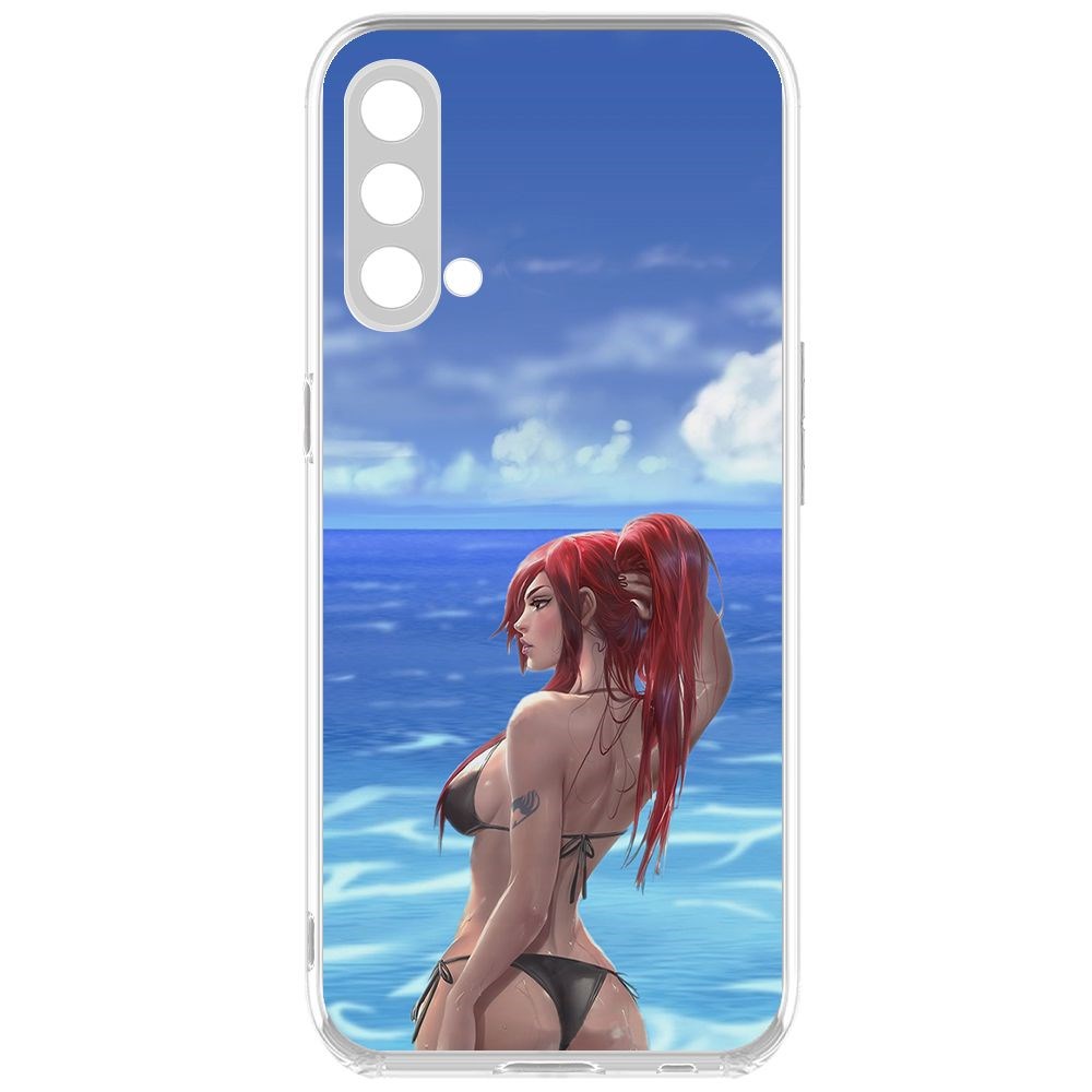 

Чехол-накладка Krutoff Clear Case Купальник женский для OnePlus Nord CE 5G, Прозрачный