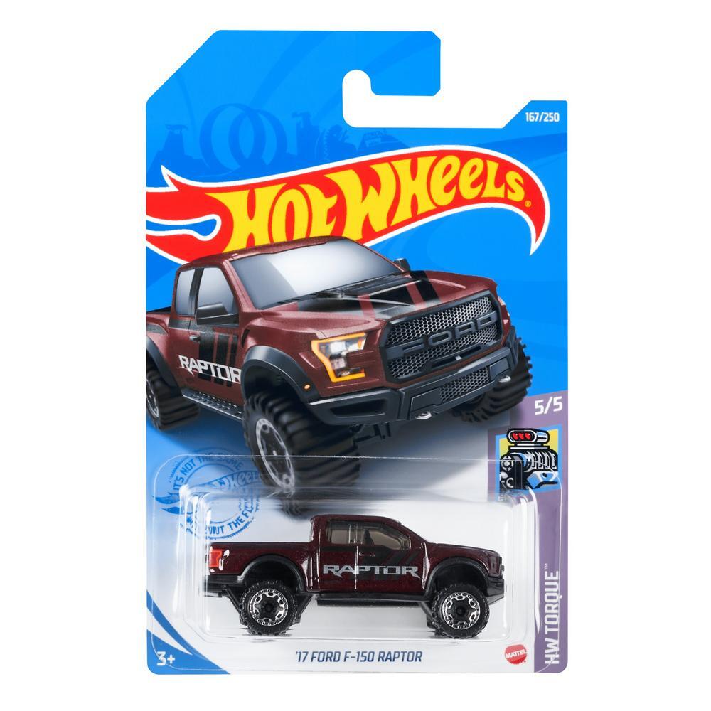 

Машинка Hot Wheels коллекционная 17 FORD F-150 RAPTOR бордовый/черный GTB91, GTB91