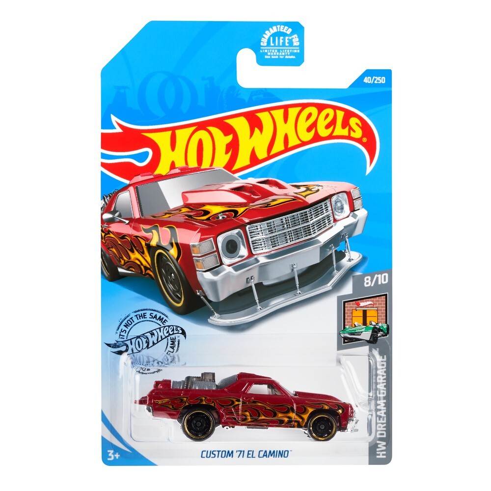 

Машинка Hot Wheels коллекционная CUSTOM 71 EL CAMINO разноцветный GHF70, GHF70