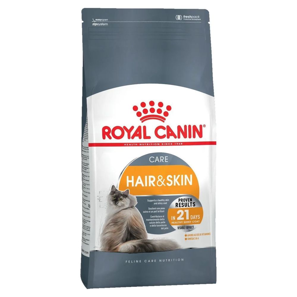 фото Сухой корм для кошек royal canin, уход за кожей и шерстью 400 гр