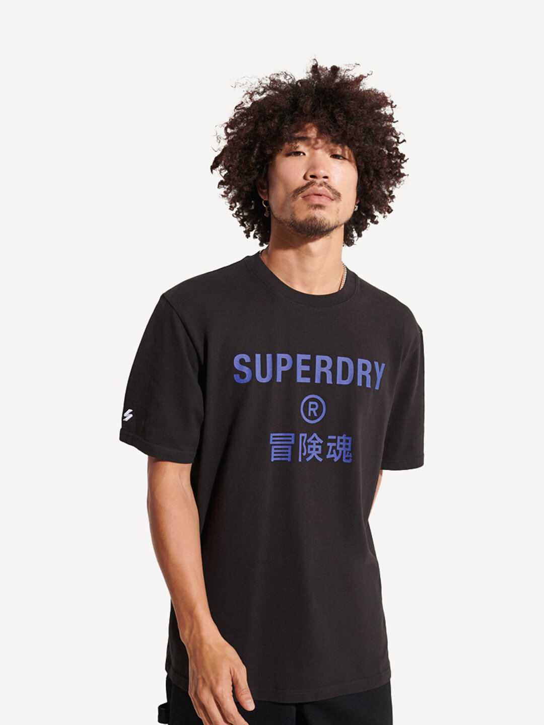 

Футболка мужская Superdry CORPORATE LOGO TEE черная XL, CORPORATE LOGO TEE