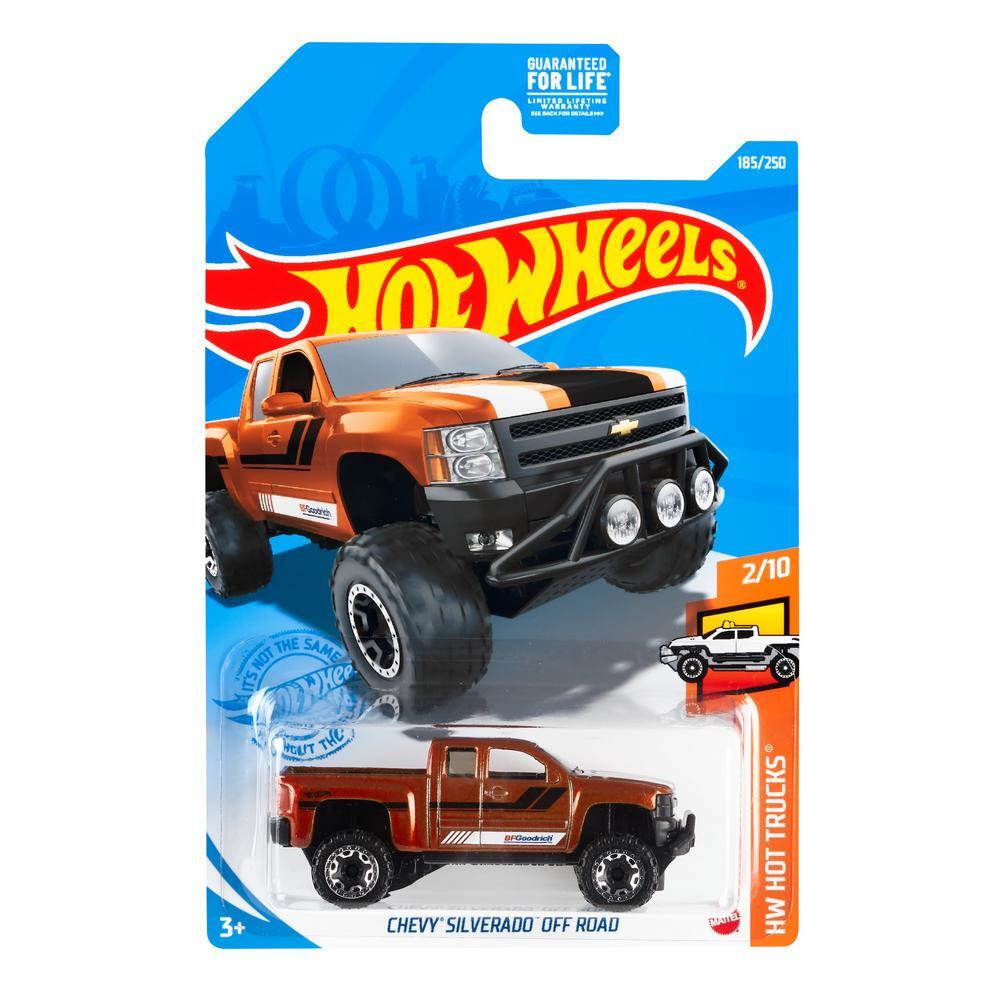 

Машинка Hot Wheels коллекционная CHEVY SILVERADO OFF ROAD оранжевый GRY92, GRY92