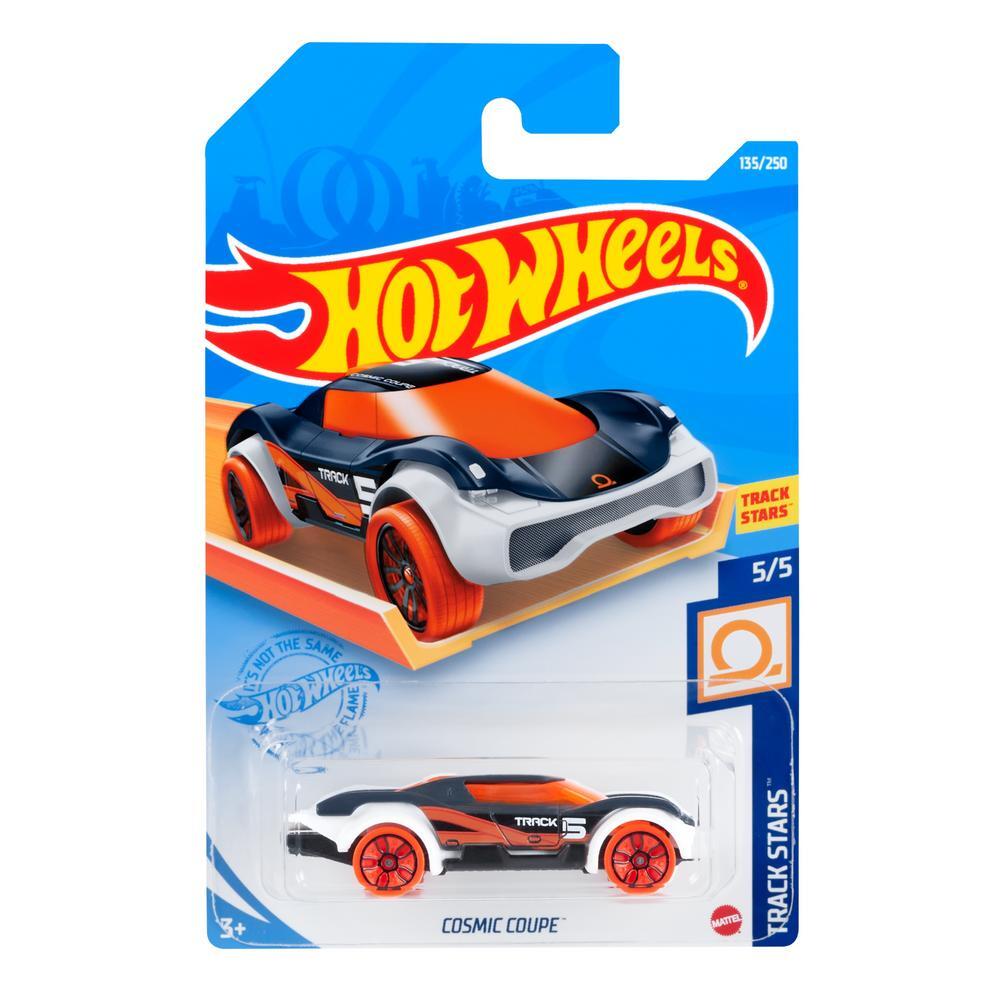 

Машинка Hot Wheels коллекционная COSMIC COUPE черный/оранжевый GTC44, GTC44