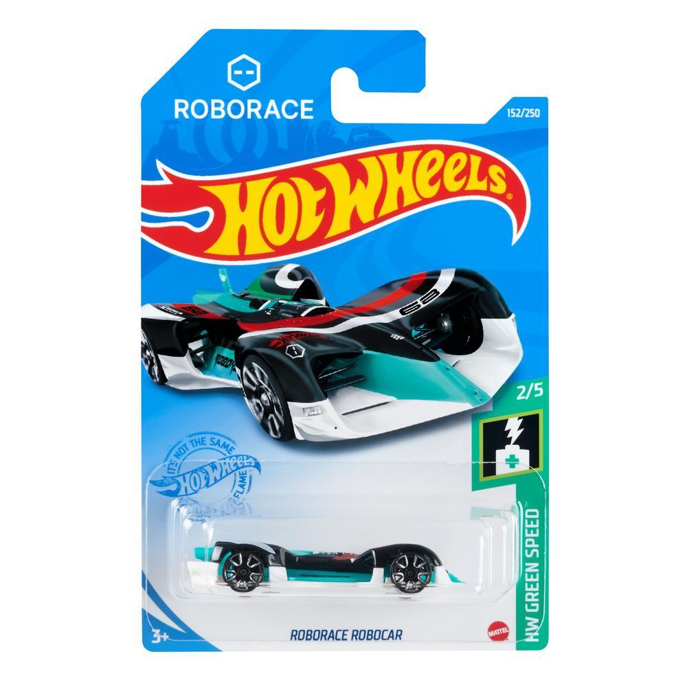 

Машинка Hot Wheels коллекционная ROBORACE ROBOCAR бирюзовый/черный GTC75, GTC75