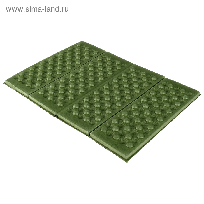 Сидушка туристическая Sima-land 4309057 зелный/черный 38 x 27 x 0,8 см