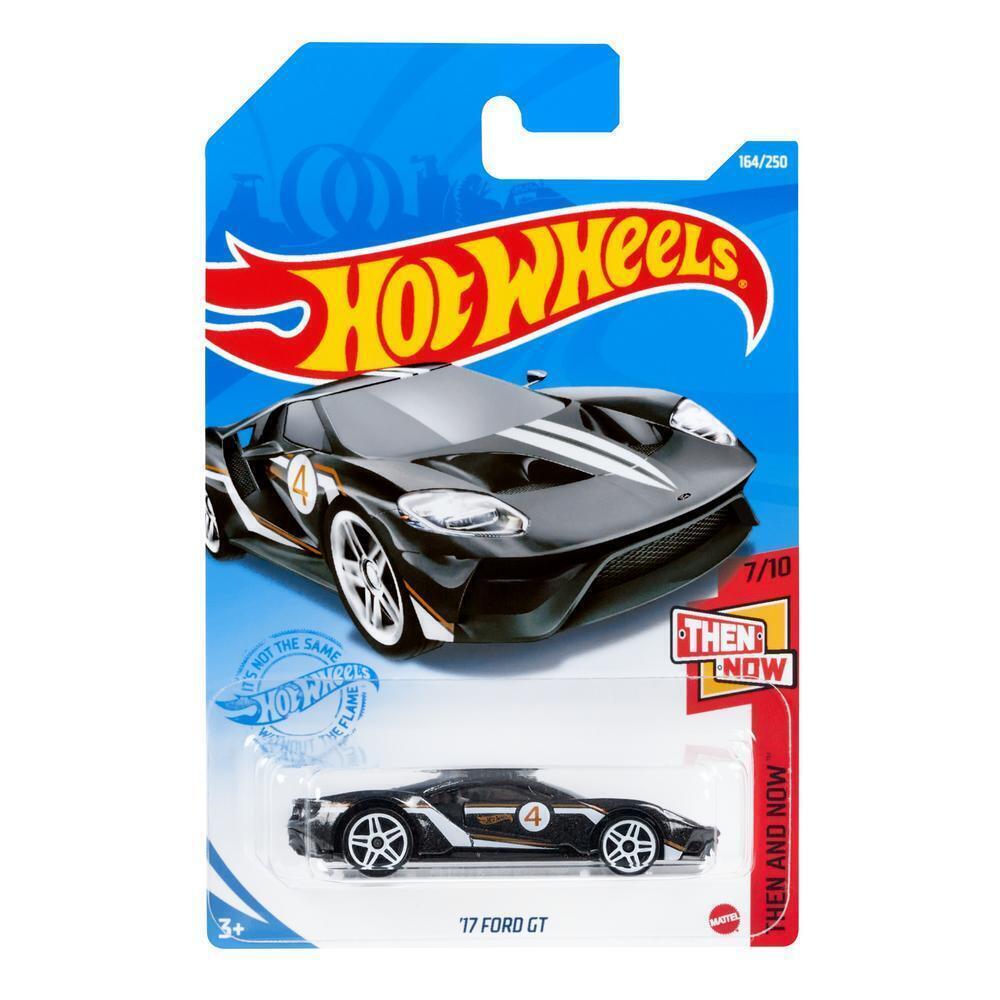 

Машинка Hot Wheels коллекционная 17 FORD GT черный/белый GTC78, GTC78