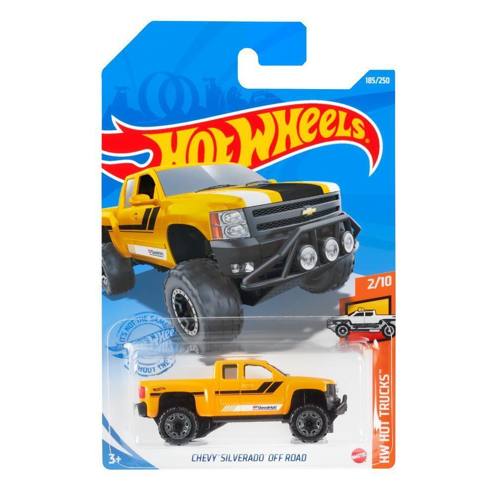 

Машинка Hot Wheels коллекционная CHEVY SILVERADO OFF ROAD желтый GTC06, GTC06