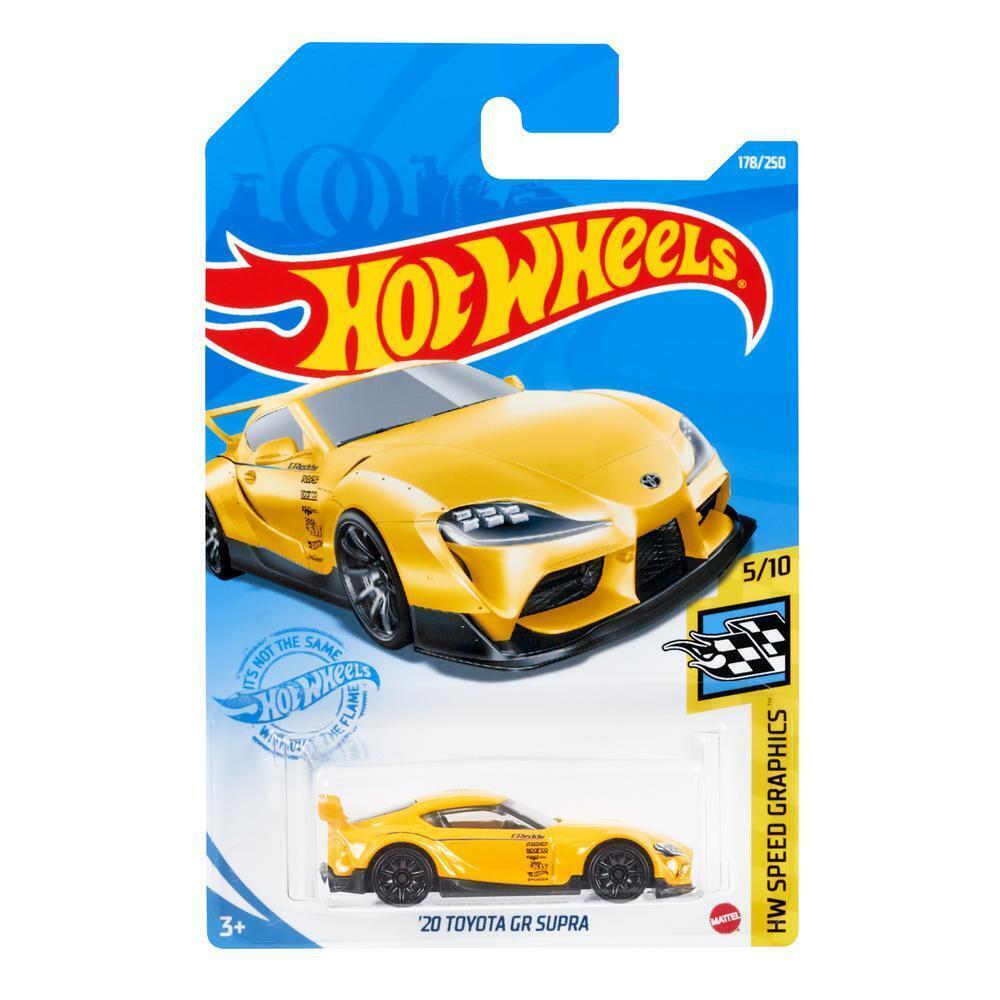 

Машинка Hot Wheels коллекционная 20 TOYOTA GR SUPRA желтый GTB76, GTB76