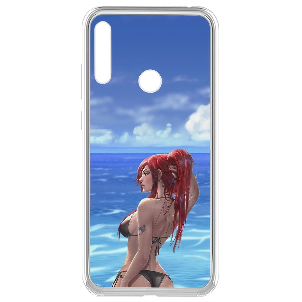 

Чехол-накладка Krutoff Clear Case Купальник женский для Honor 8A Prime