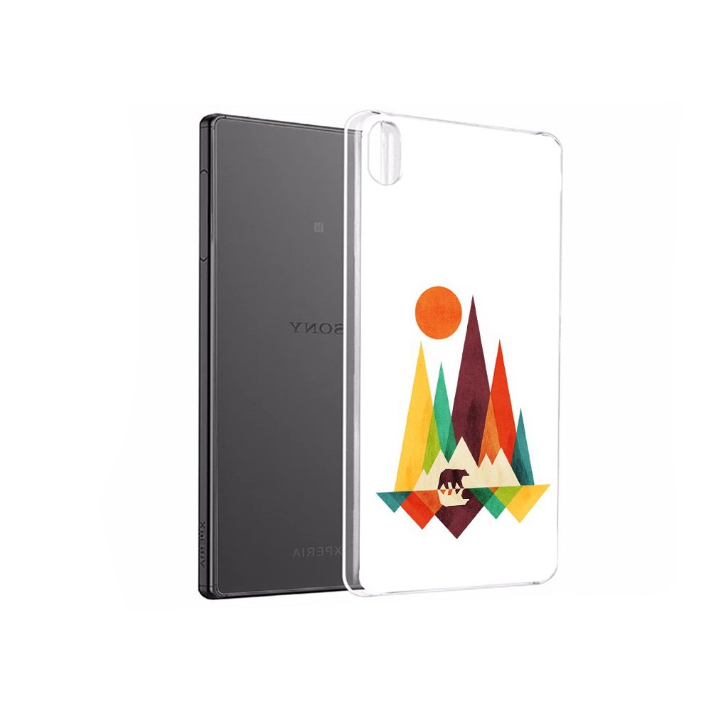 

Чехол MyPads Tocco для Sony Xperia X Performance нарисованные горы с медведем, Прозрачный, Tocco