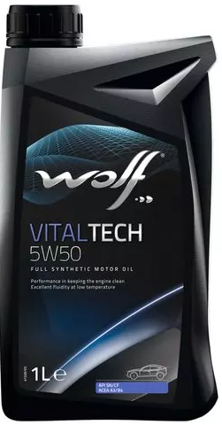 Масло моторное Wolf VITALTECH 5W50 1л
