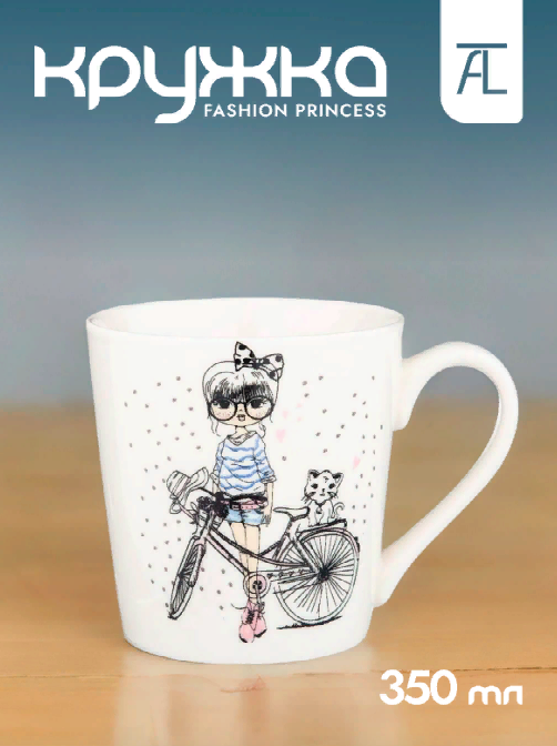 

Кружка Lefard Fashion princess фарфор 350мл 482-524