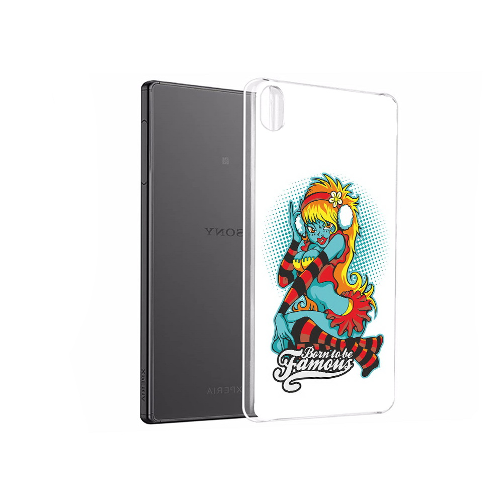 

Чехол MyPads Tocco для Sony Xperia X Performance нарисованная девушка в наушниках, Прозрачный, Tocco