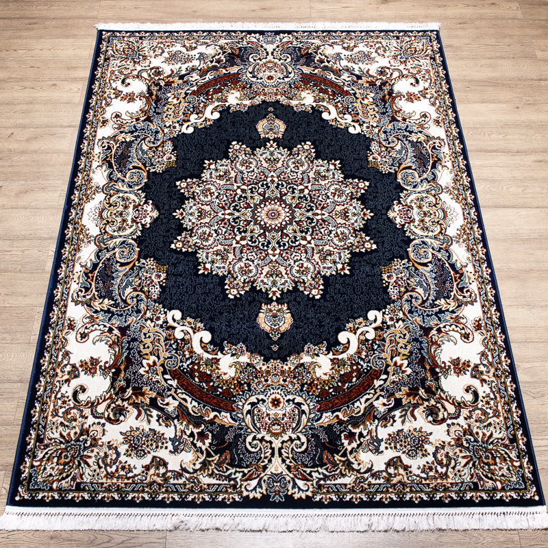 

Ковёр Kitroom Табриз 280х580 прямоугольный синий бежевый 25781