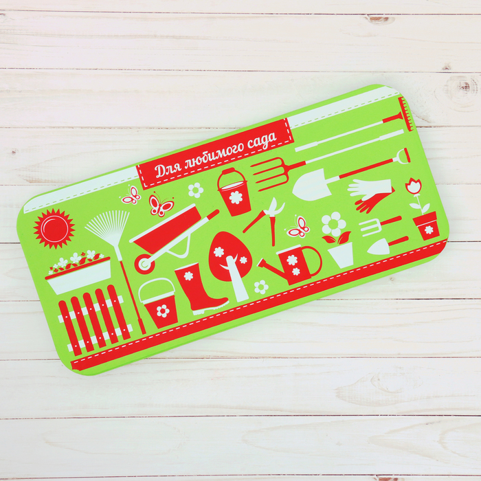 Садовый коврик «Для любимого сада», 38x17 см