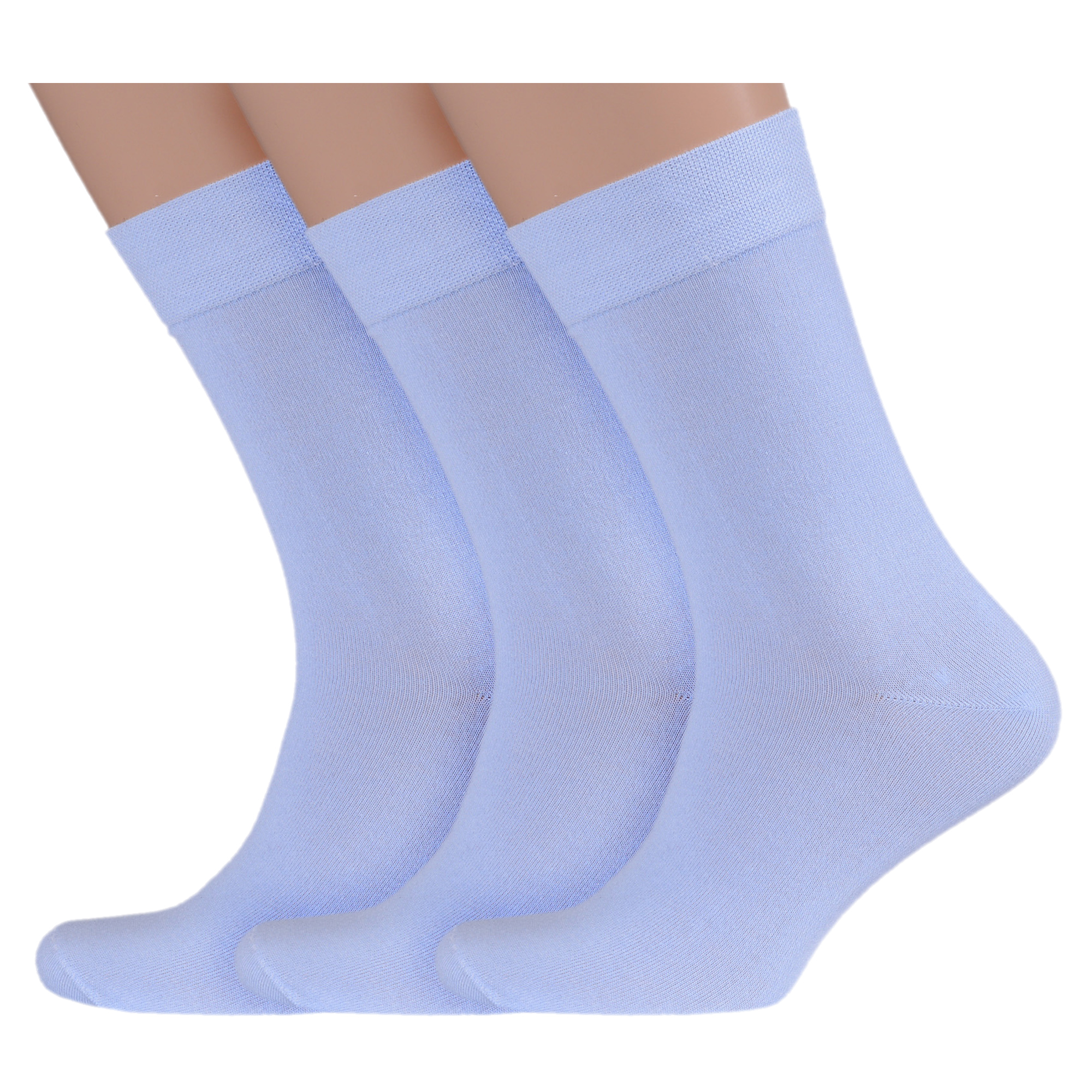 Комплект носков мужских Нева-Сокс 3-В-121 голубых 27