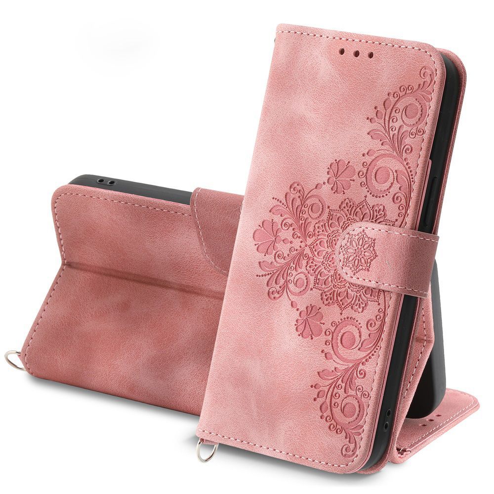 

Отличный чехол-книжка MyPads для Huawei P60 и P60 Pro, Розовый