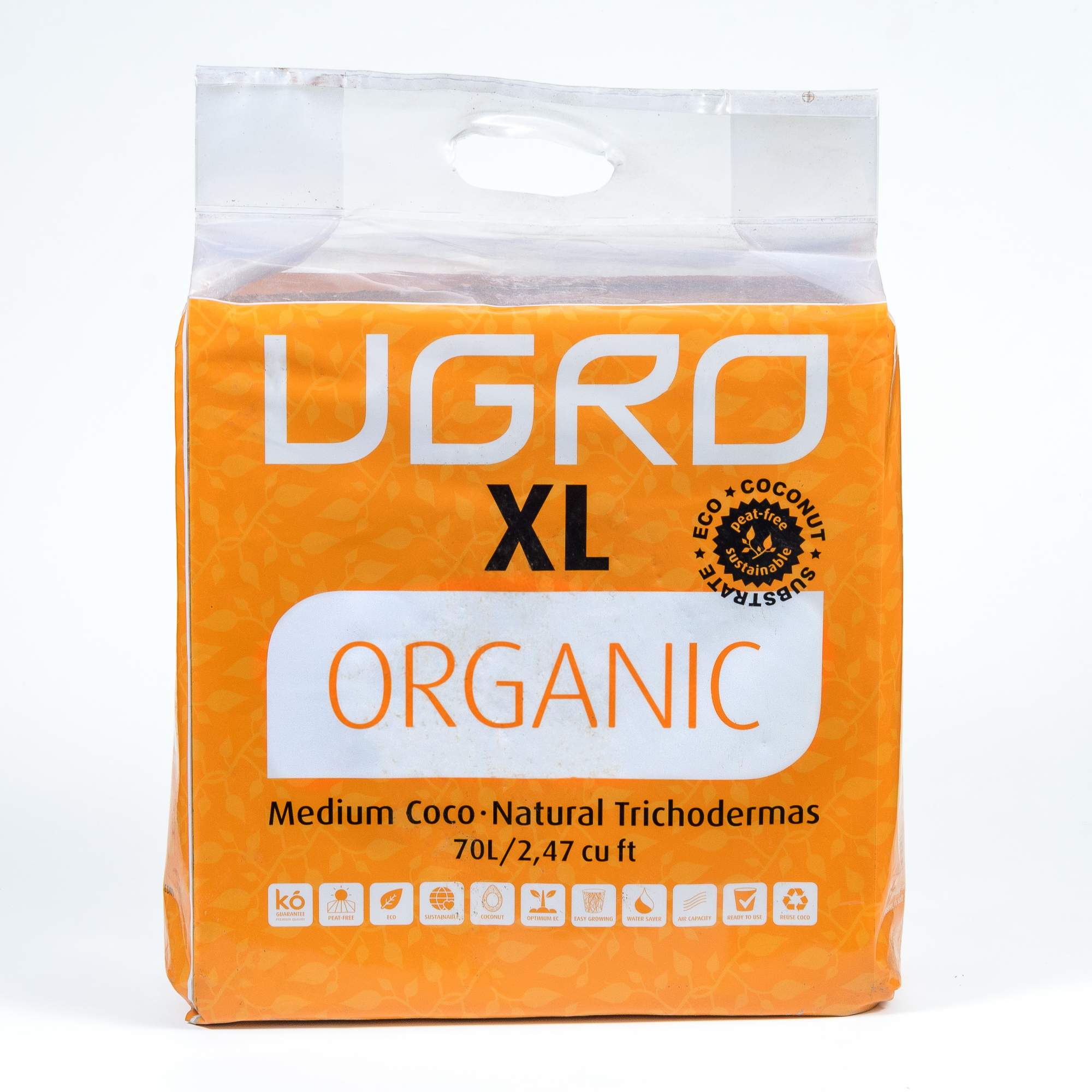 Кокосовый субстрат для растений UGro XL Organic 70л