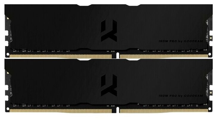 

Оперативная память GoodRAM DDR4 16Gb 3600MHz 2*8Gb IRP-K3600D4V64L18S/16GDC DIMM