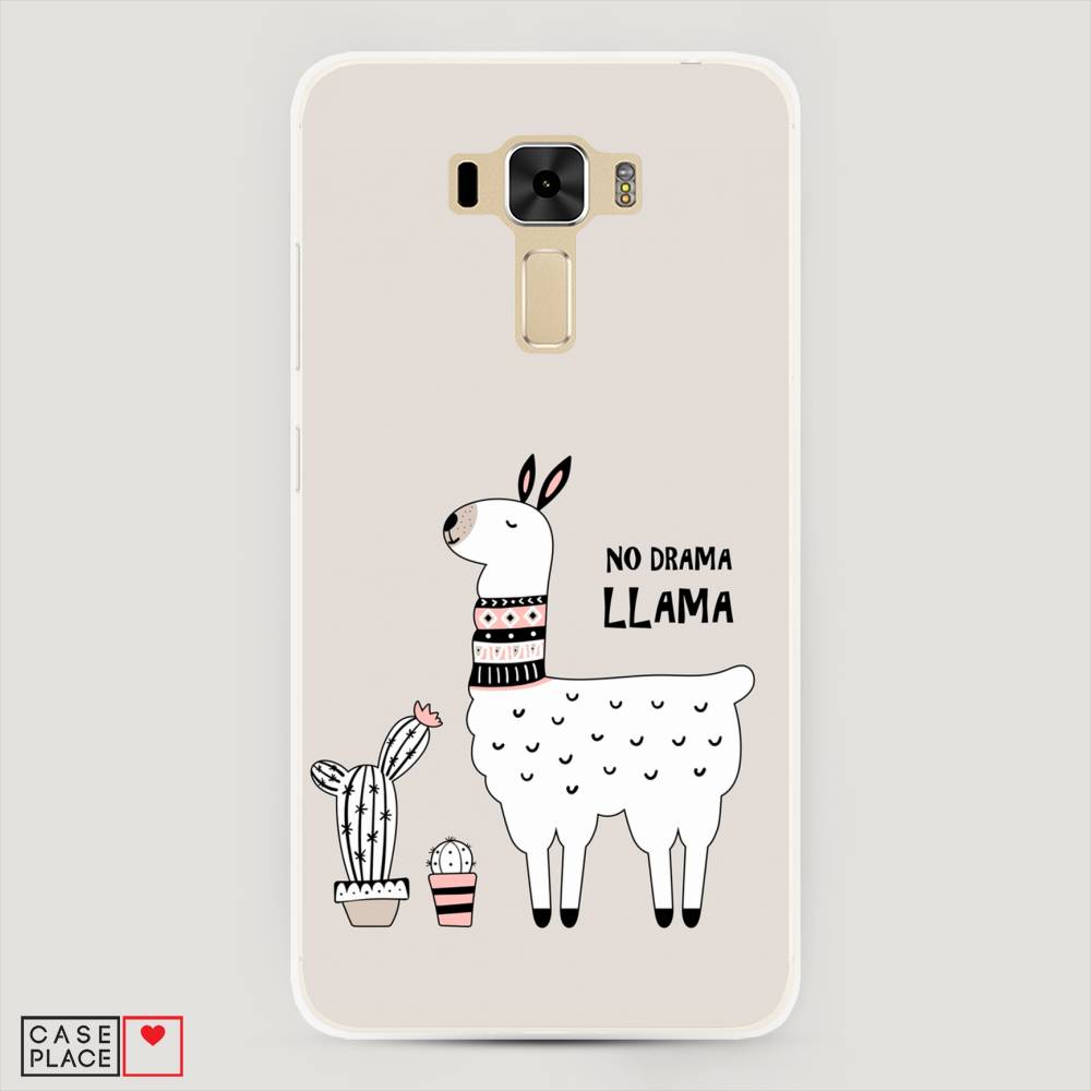 фото Чехол awog "no drama llama" для asus zenfone 3 laser zc551kl