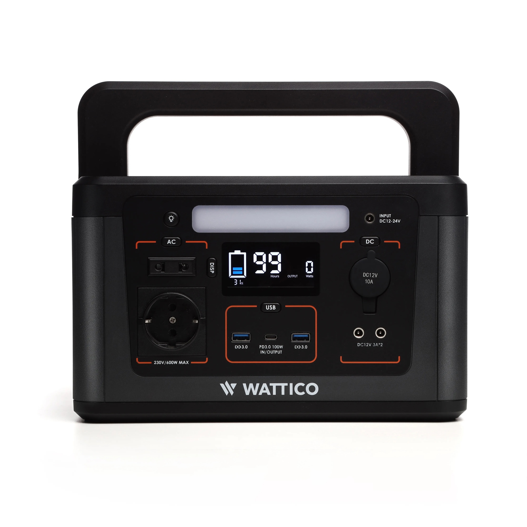 ИБП WATTICO Camp 600 PRO 124 800 мАч 4950000₽