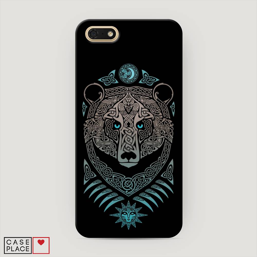 

Чехол Awog "Кельтский медведь" для Honor 7A, 65220-1