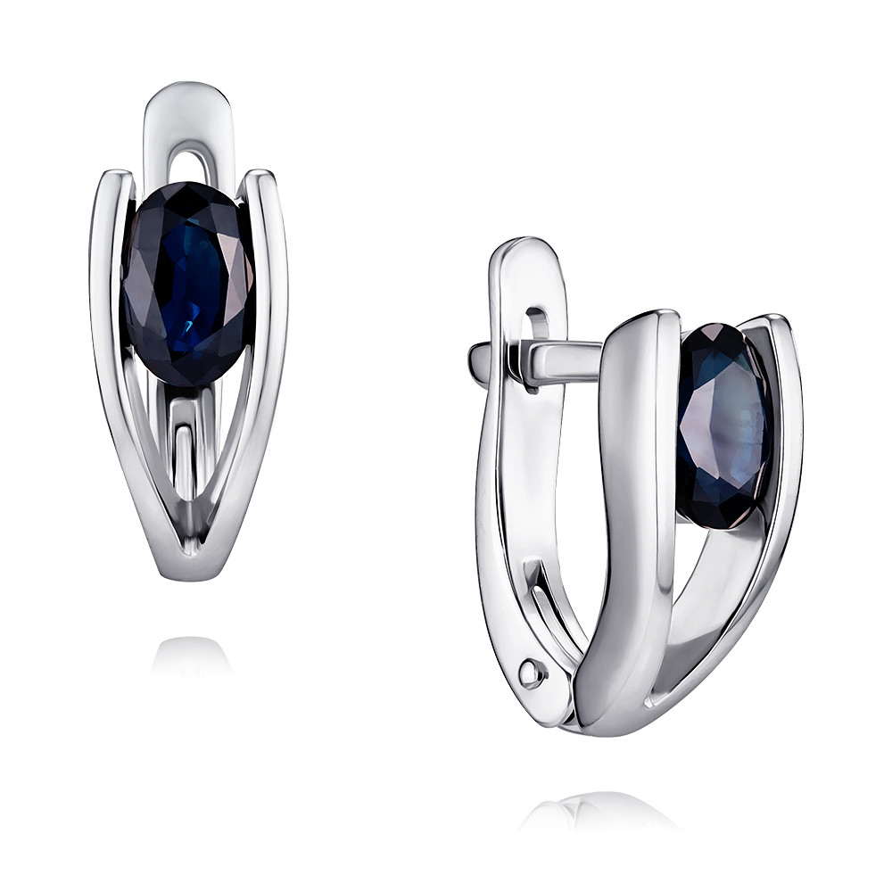 

Серьги из белого золота с сапфиром ADAMAS 2401513/01-А51-542, 2401513/01-А51-542