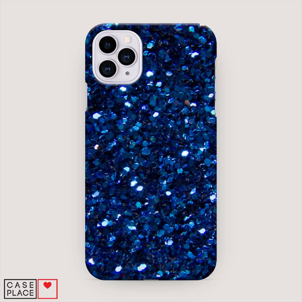 

Пластиковый чехол "Синие блестки рисунок" на Apple iPhone 11 Pro, 12320-2