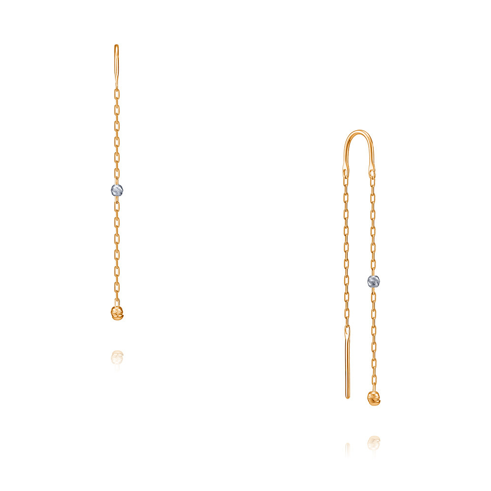 

Серьги из красного золота ADAMAS 25037994/01-А507Д-01, 25037994/01-А507Д-01