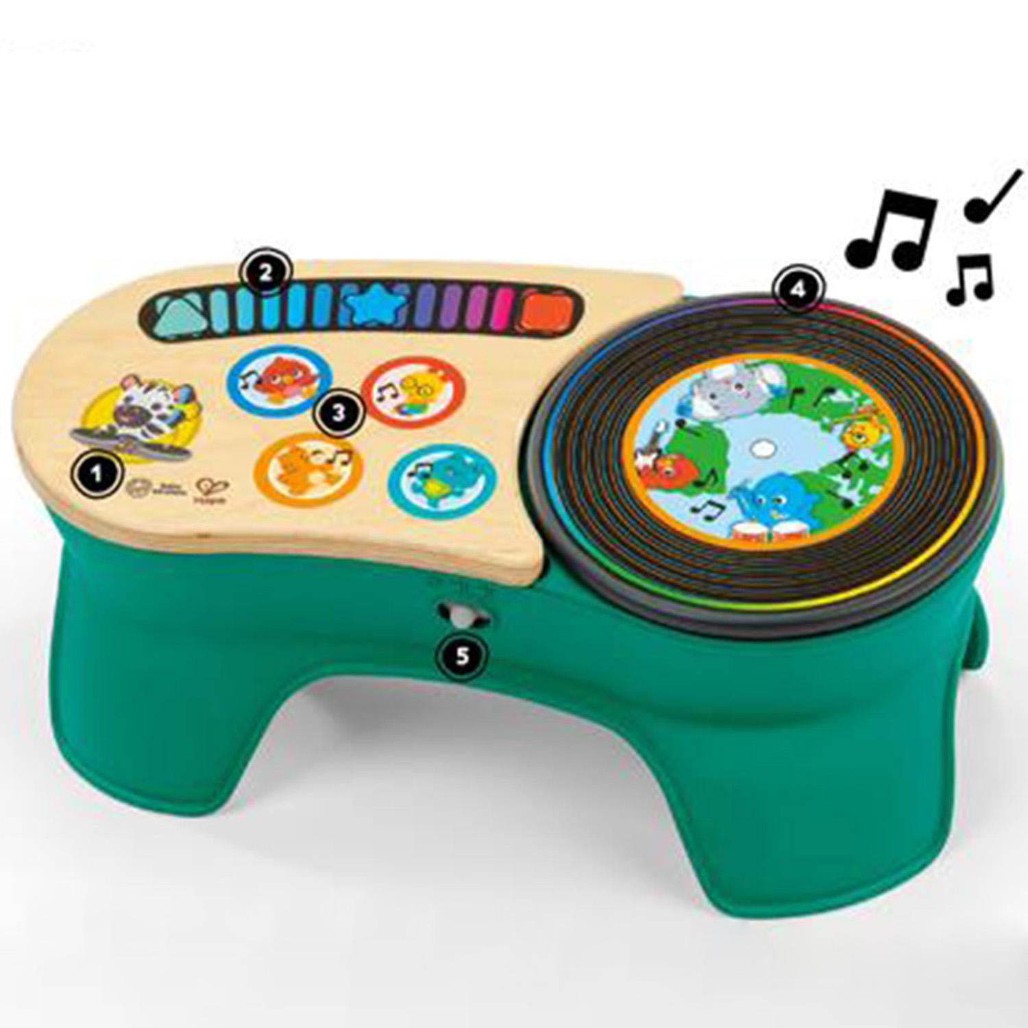 

Диджейский пульт проигрыватель Hape 16846_HP, Зеленый
