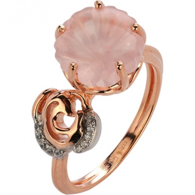 

Кольцо из серебра р. 16,5 Эстет 01К3514168РА-5, фианит/кварц, 01К3514168РА-5