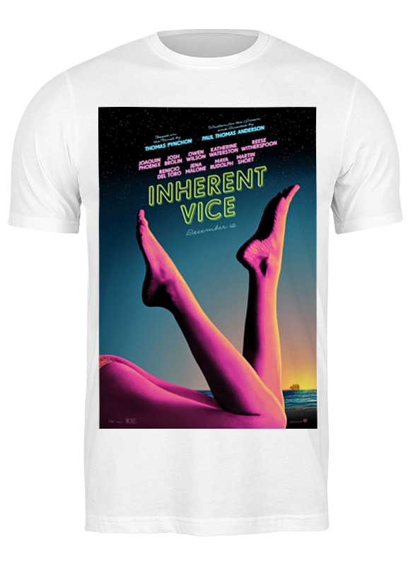 

Футболка мужская Printio Врожденная порок / inherent vice белая 2XL, Белый, Врожденный порок / inherent vice