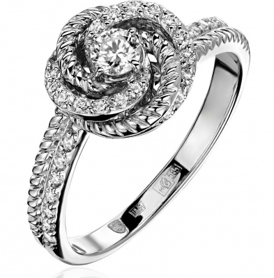 

Кольцо из белого золота с бриллиантом р. , Эстет 01К6213552, 01К6213552