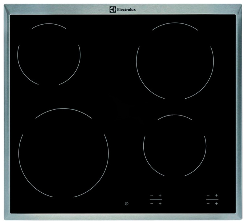 фото Встраиваемая варочная панель электрическая electrolux ehf16240xk black