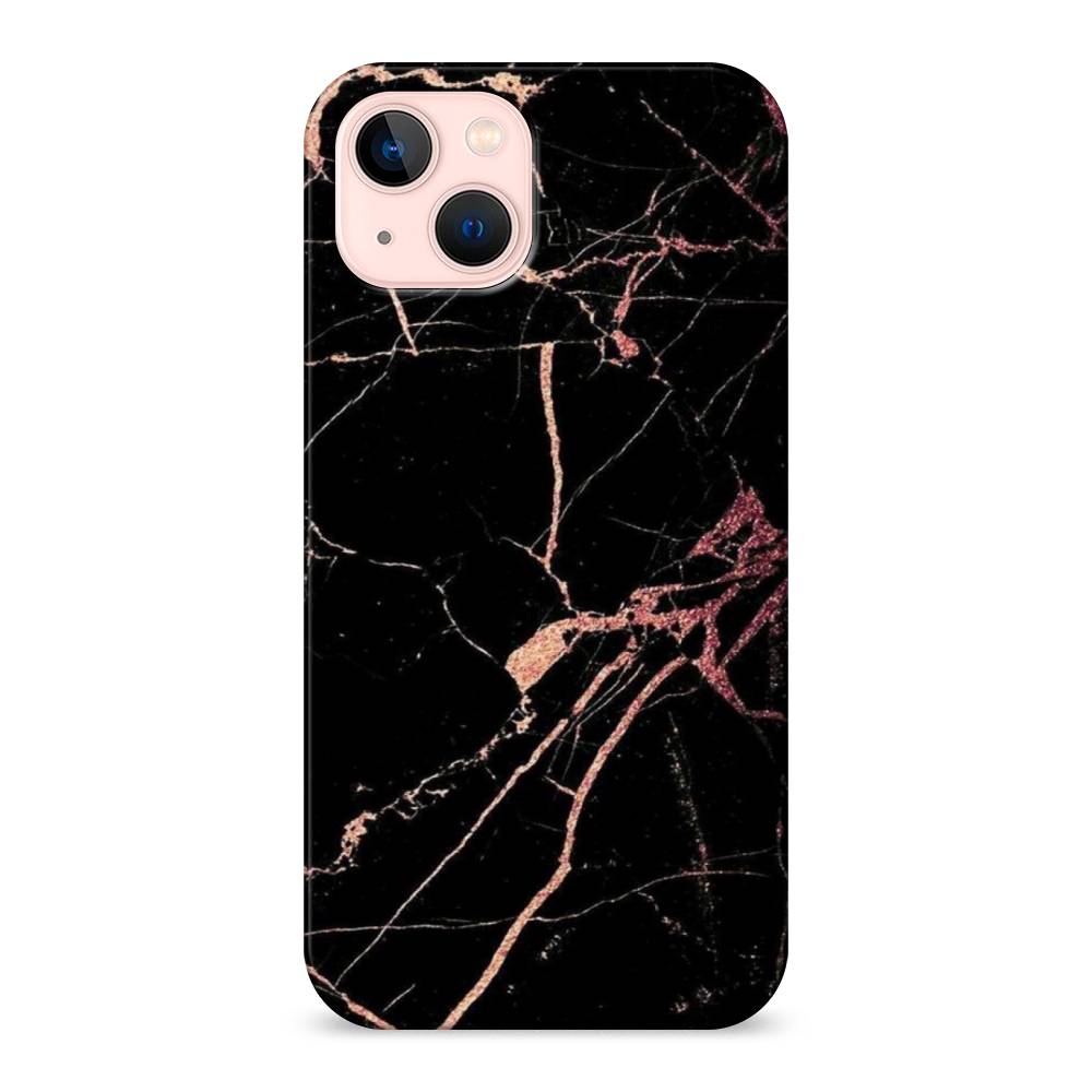 

Пластиковый чехол "Мрамор розовое золото" на Apple iPhone 13, 14220-2