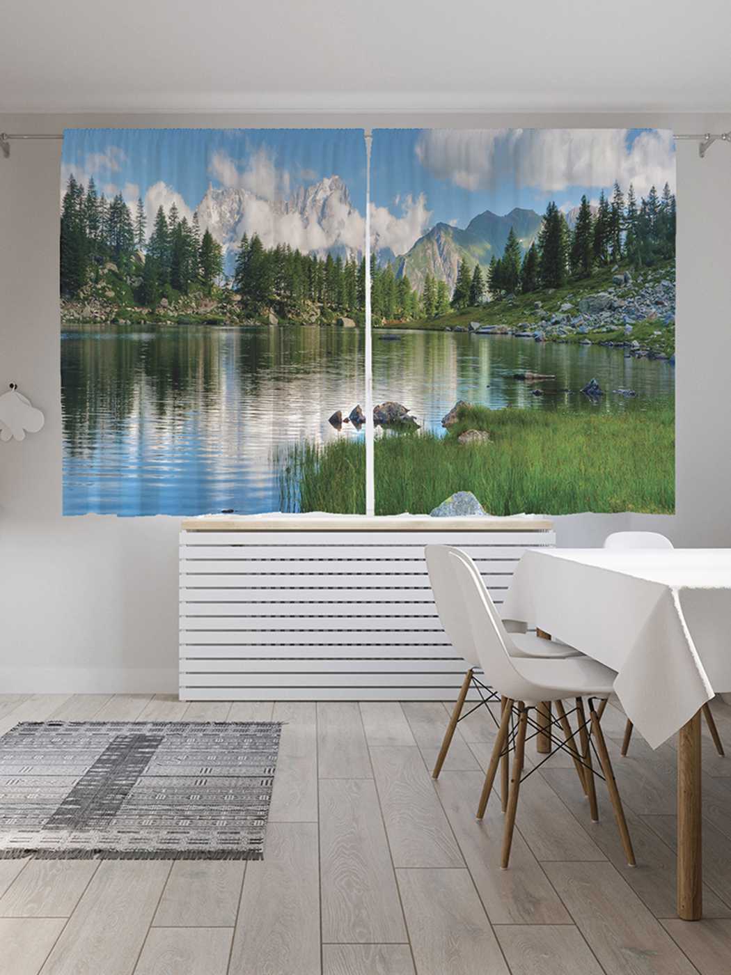 

Шторы JoyArty c фотопечатью "Каменные берега" из сатена, 290х180 см, Каменные берега