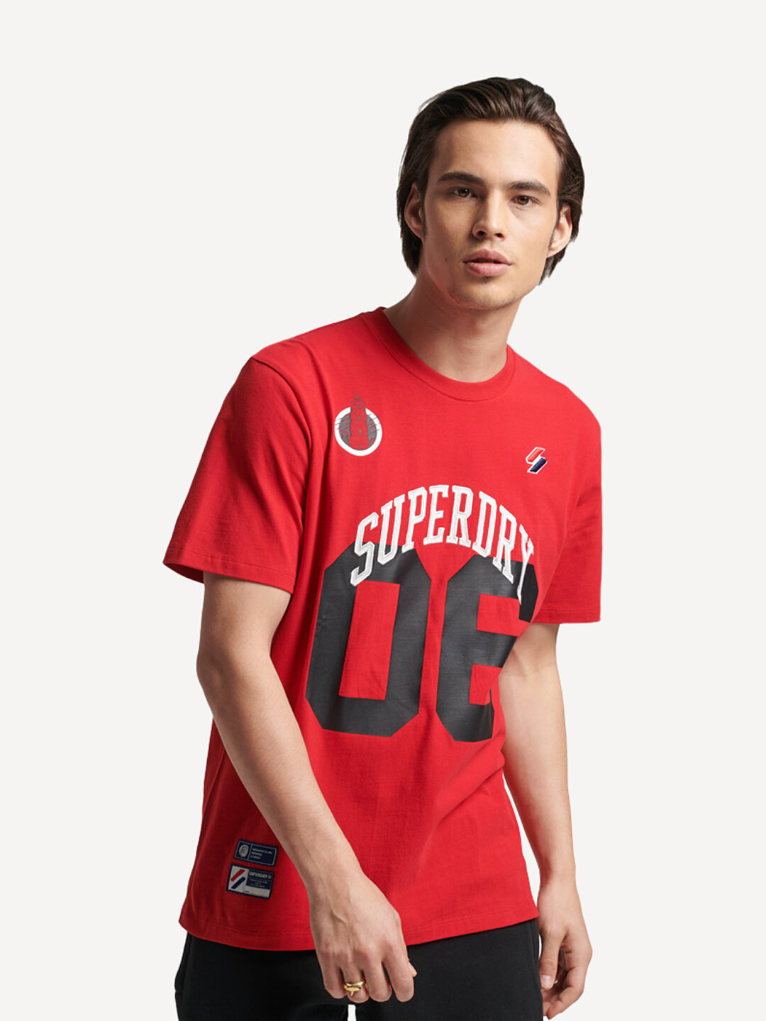 

Футболка мужская Superdry VARSITY ARCH TEE красная XL, VARSITY ARCH TEE