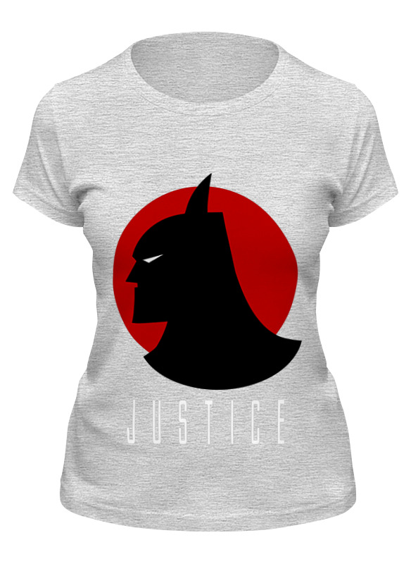 

Футболка женская Printio Бэтмен (batman) серая 2XL, Серый, Бэтмен (batman)