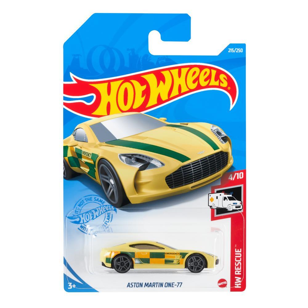 

Машинка Hot Wheels коллекционная ASTON MARTIN ONE-77 желтый GTB13, GTB13