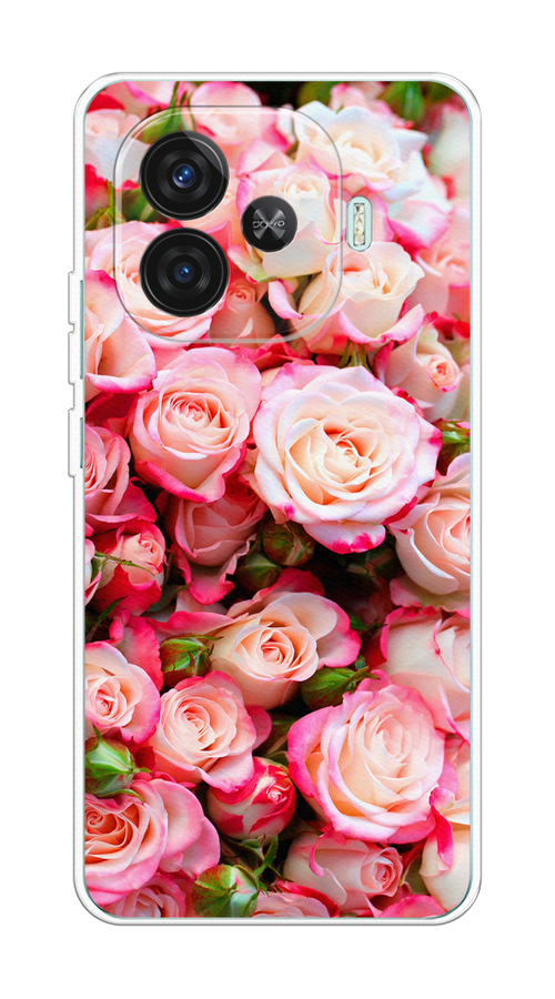 

Чехол на Vivo iQOO Z9 Много роз, Розовый, 2612150-1