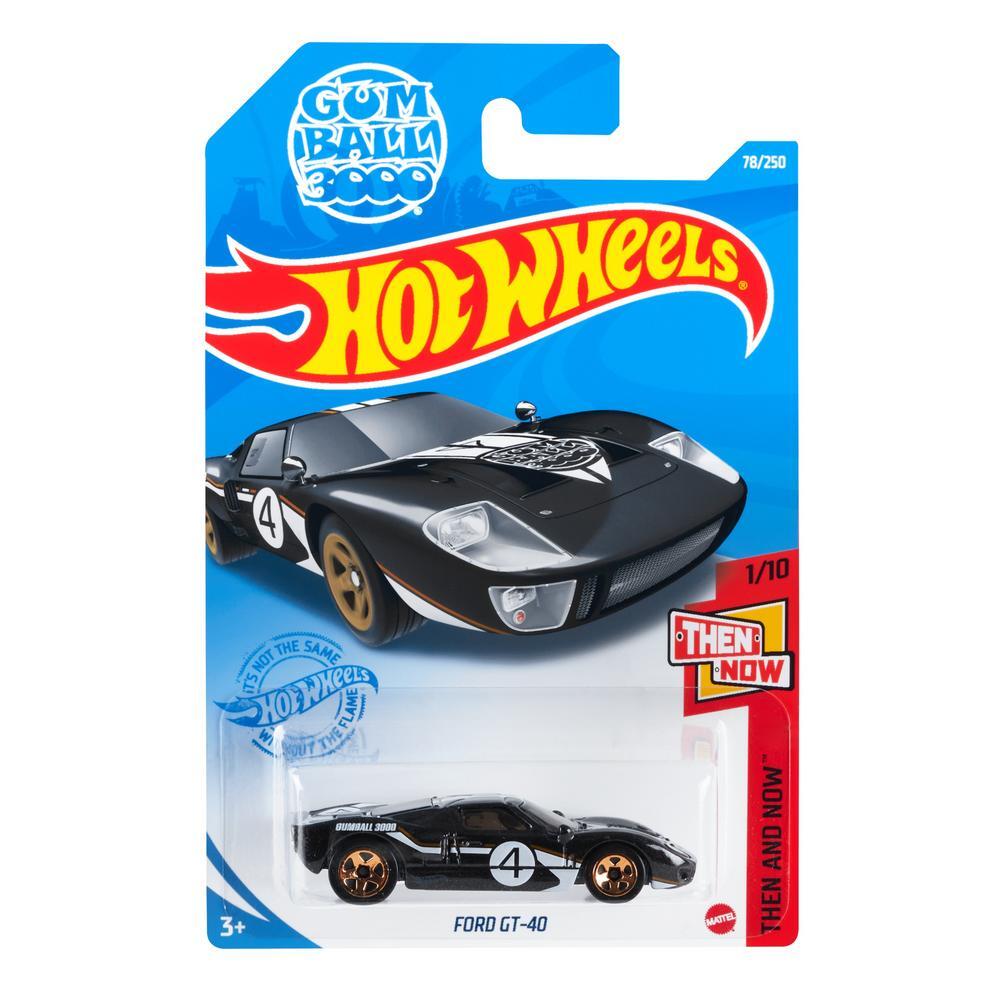 

Машинка Hot Wheels коллекционная FORD GT-40 черный GTC66, GTC66