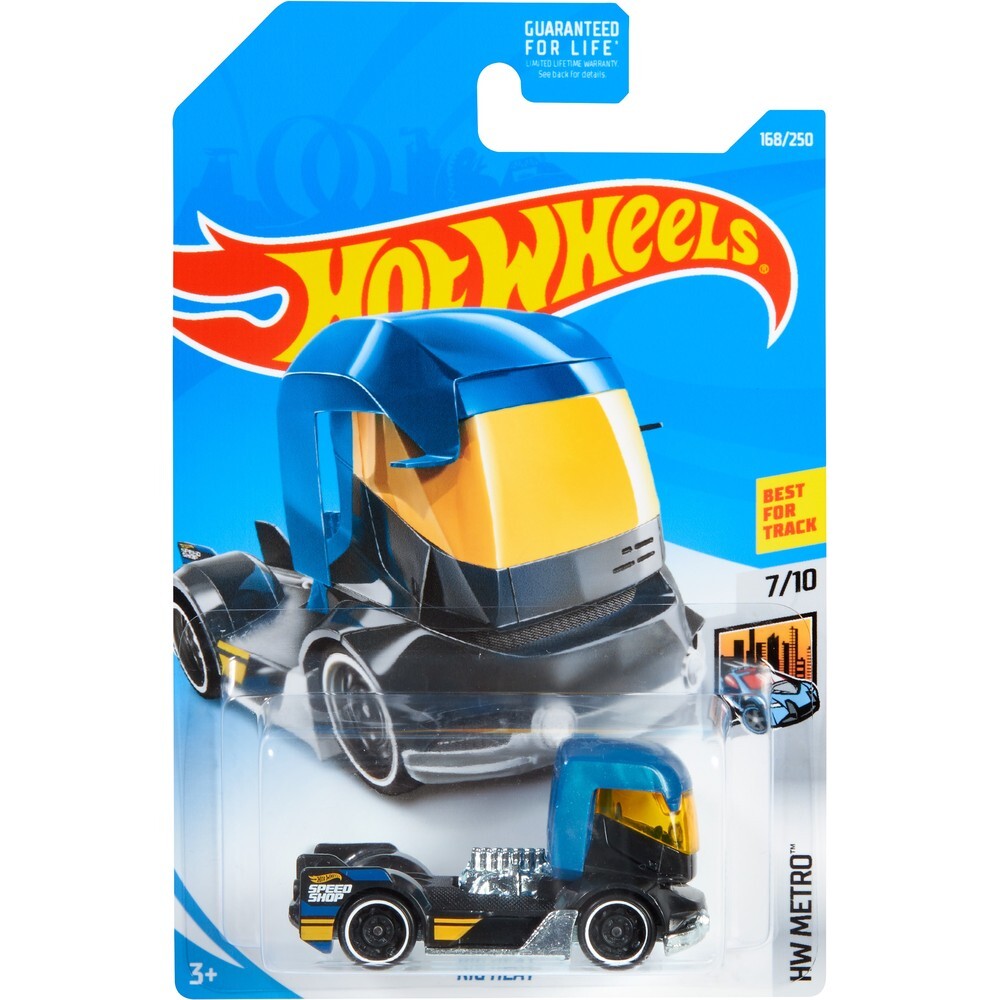 

Машинка Hot Wheels коллекционная RIG HEAT синий/черный FYC65, FYC65