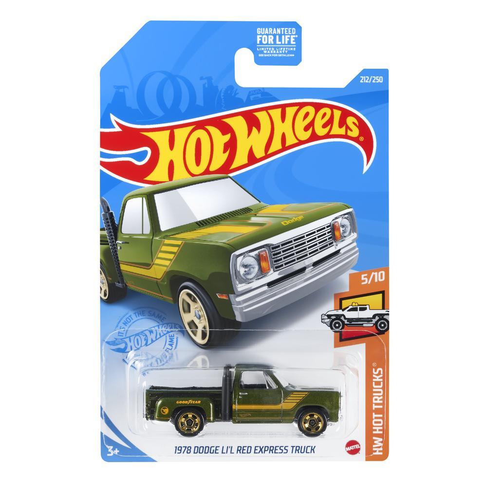 

Машинка Hot Wheels коллекционная 1978 DODGE LI'L RED EXPRESS TRUCK зеленый GTC95, GTC95