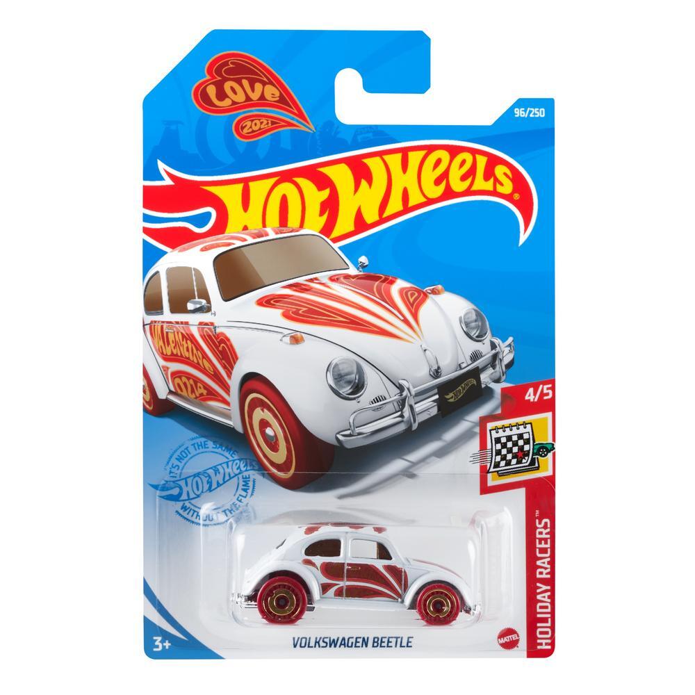 

Машинка Hot Wheels коллекционная VOLKSWAGEN BEETLE белый/красный GTC73, GTC73