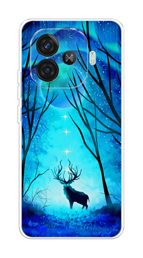 

Чехол на Vivo iQOO Z9 Олень северное сияние, Синий;черный;голубой, 2612150-1