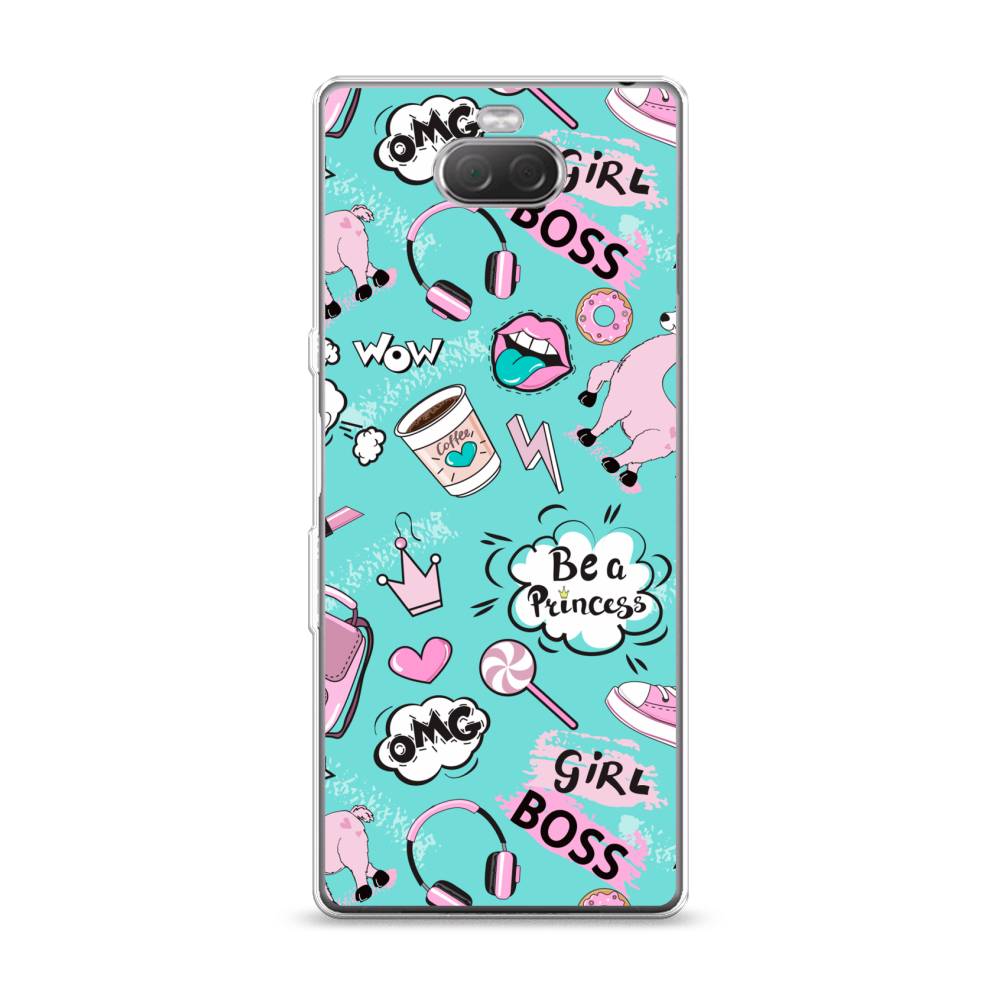 

Чехол Awog на Sony Xperia XA3 "Стильная лама", Разноцветный, 53750-1