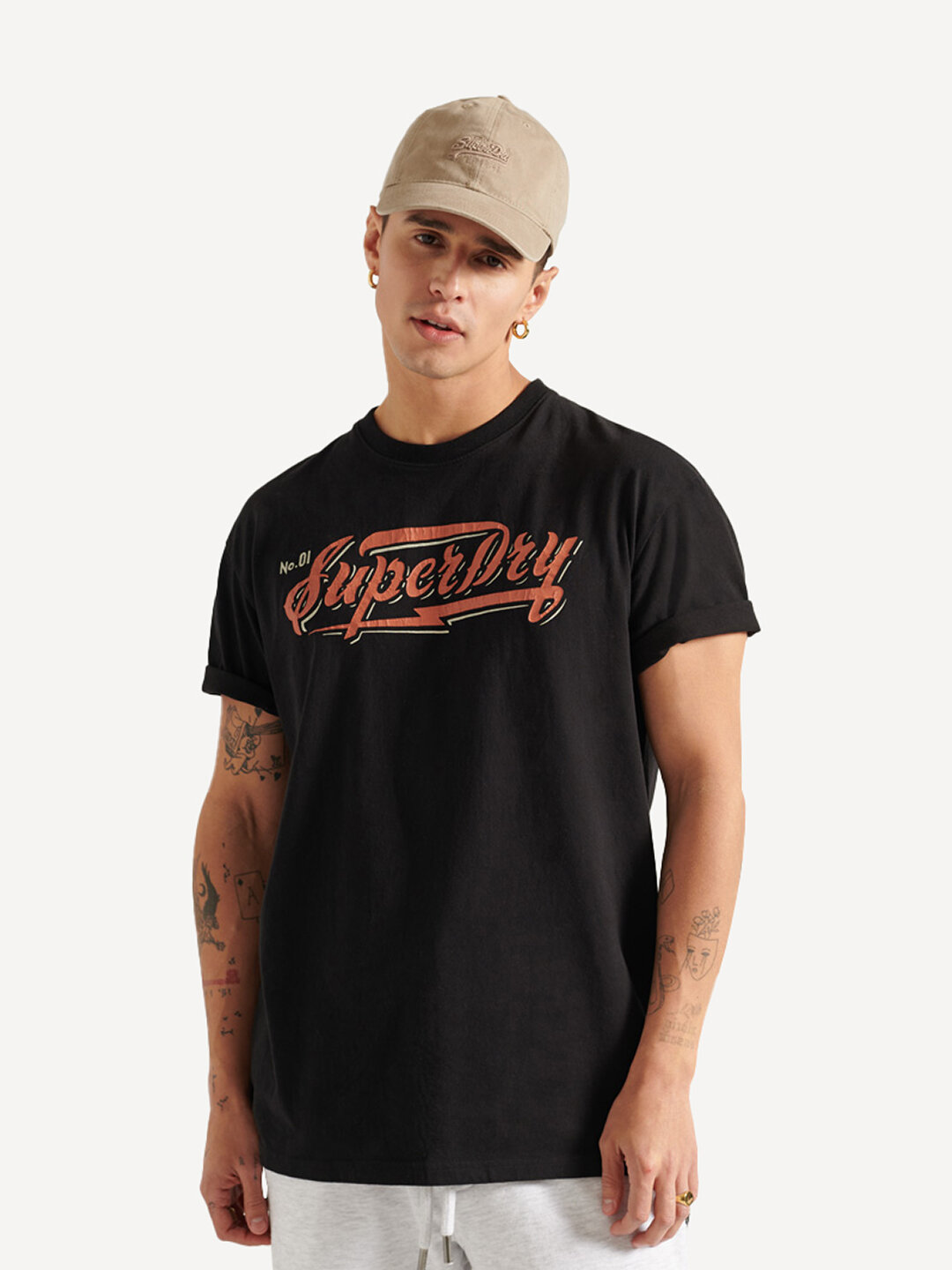 

Футболка мужская Superdry BOHO BOX FIT GRAPHIC TEE черная M, BOHO BOX FIT GRAPHIC TEE