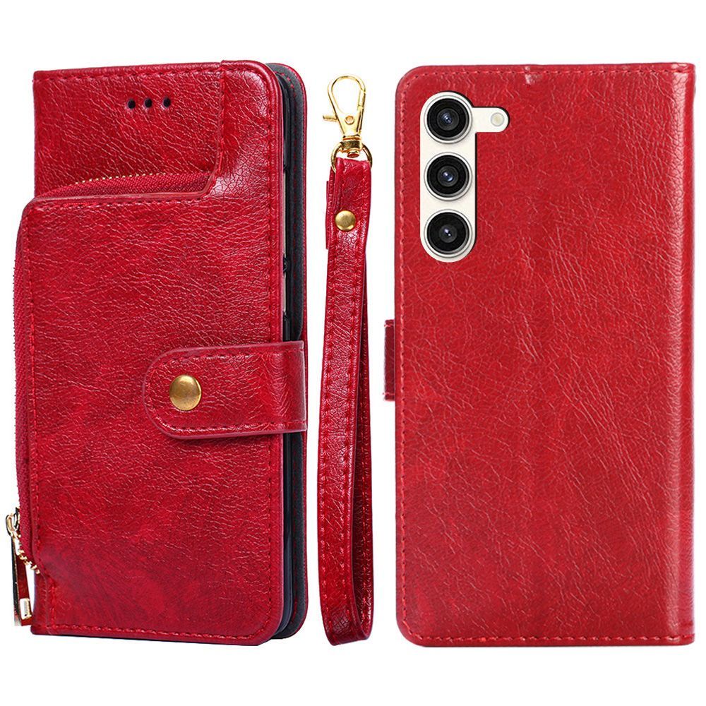 

Чехол-книжка MyPads для Samsung Galaxy S23+ / Самсунг S23 Plus со шнурком (красный)