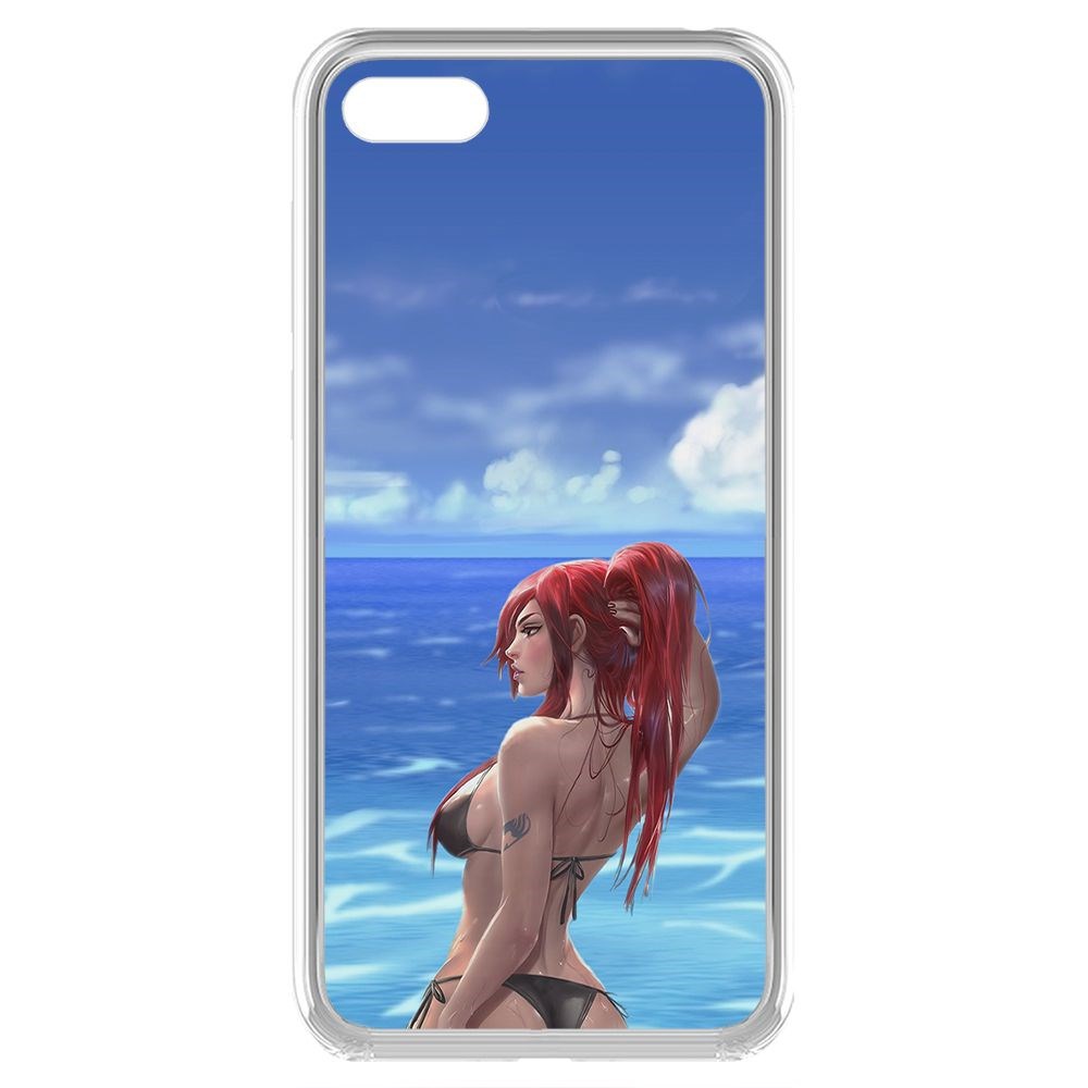 

Чехол-накладка Krutoff Clear Case Купальник женский для Honor 7S