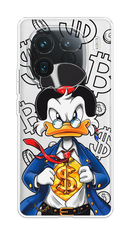 

Чехол на Vivo iQOO 12 Scrooge Goldman, Черный;белый;синий, 2612050-1